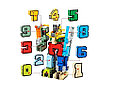 Трансформеры цифры роботы от 0 до 9 большой игровой набор 10 штук, фото 5