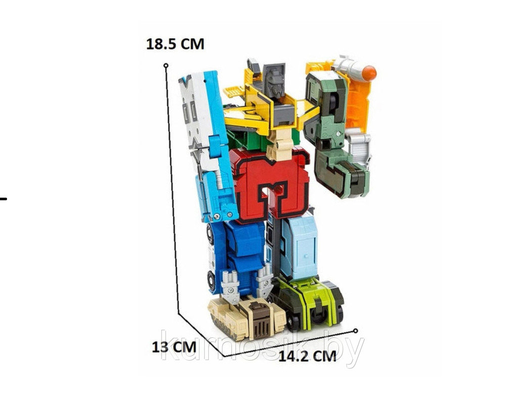 Трансформеры цифры роботы от 0 до 9 большой игровой набор 10 штук - фото 9 - id-p112290115
