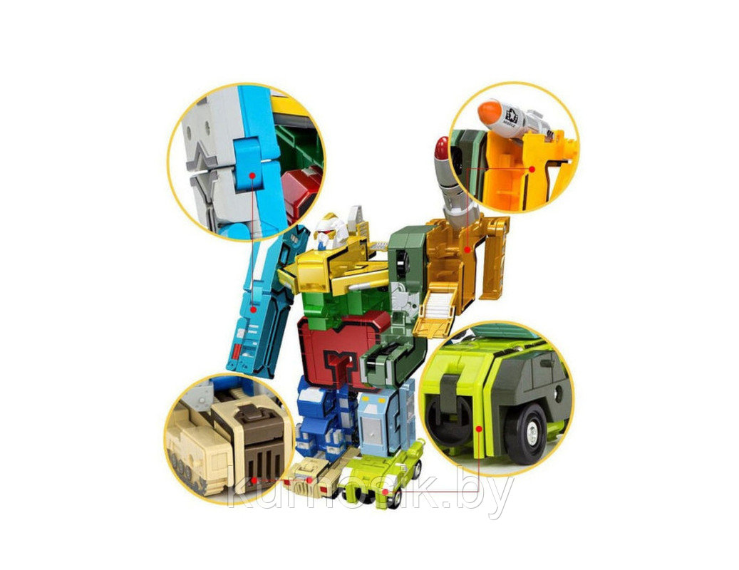 Трансформеры цифры роботы от 0 до 9 большой игровой набор 10 штук - фото 8 - id-p112290115