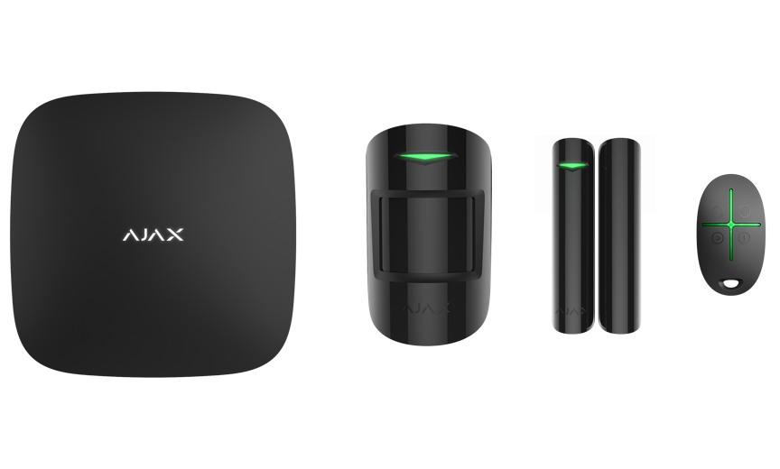Беспроводная сигнализация Ajax StarterKit Plus (чёрный)