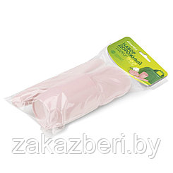 Набор дорожный "Ларго" 3 предмета: стакан, мыльница, футляр для зубной щетки, пластмассовый, розовый (Россия)