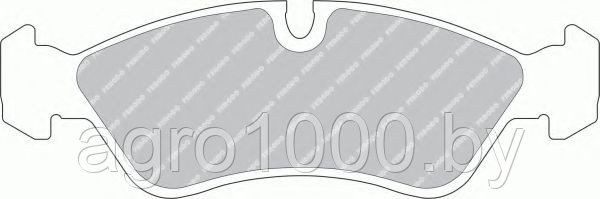 КОЛОДКИ ТОРМОЗНЫЕ ДИСКОВЫЕ FDB584 DN