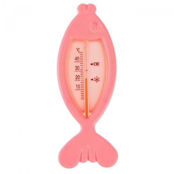 Термометр Крошка Я Рыбка для ванны розовый - фото 1 - id-p161497872
