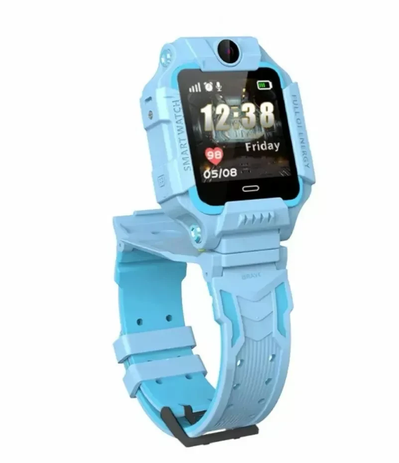 Умные детские часы Smart Baby Watch Q88 (Голубой) - фото 2 - id-p190517398