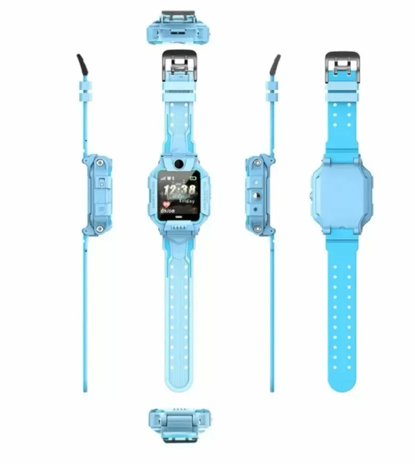Умные детские часы Smart Baby Watch Q88 (Голубой) - фото 3 - id-p190517398