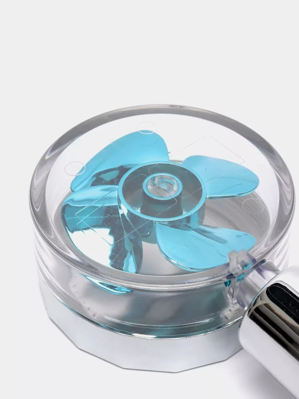 Насадка - лейка для душа с вентилятором Turbocharged Water Saving Shower SV 0615 (голубой)