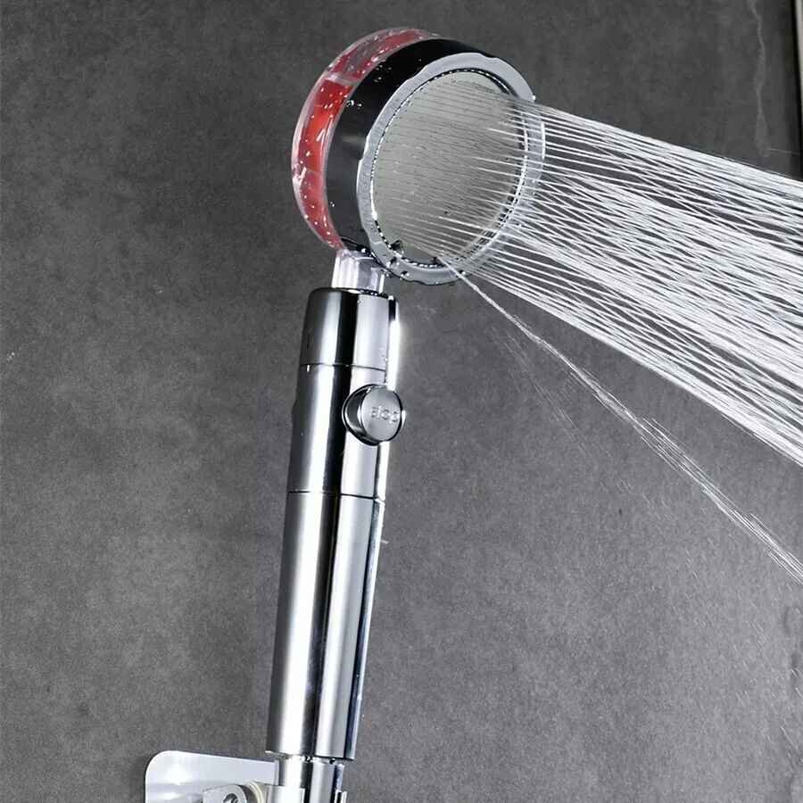 Насадка - лейка для душа с вентилятором Turbocharged Water Saving Shower SV 0615 (Красный) - фото 2 - id-p178776406