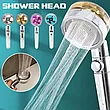 Насадка - лейка для душа с вентилятором Turbocharged Water Saving Shower SV 0615 (серебро), фото 4