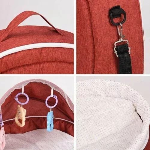 Переносная детская сумка-кровать (Красный) - фото 2 - id-p190524790