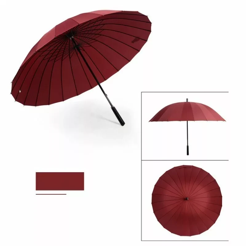 Зонт-трость BN21052 / 24 спицы (Бордовый) - фото 1 - id-p190524801