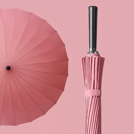 Зонт-трость BN21052 / 24 спицы (Розовый), фото 2