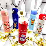 Новогодняя термокружка Merry Christ, 500 ml Красная Снеговик, фото 4