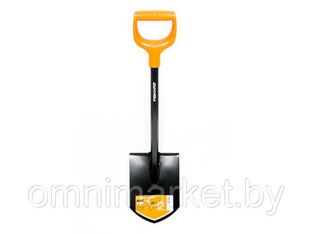 Лопата штыковая укороченная FISKARS Solid (длина:820мм, ширина:195мм)