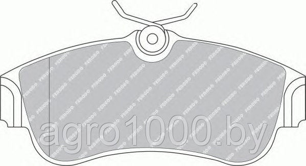 КОЛОДКИ ТОРМОЗНЫЕ ДИСКОВЫЕ FDB604 DN