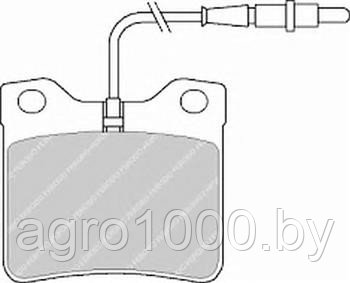 КОЛОДКИ ТОРМОЗНЫЕ ДИСКОВЫЕ FDB619 DN