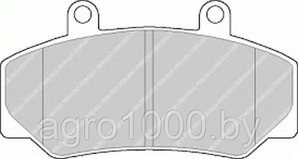 КОЛОДКИ ТОРМОЗНЫЕ ДИСКОВЫЕ FDB628 DN