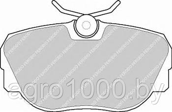 КОЛОДКИ ТОРМОЗНЫЕ ДИСКОВЫЕ FDB660 DN
