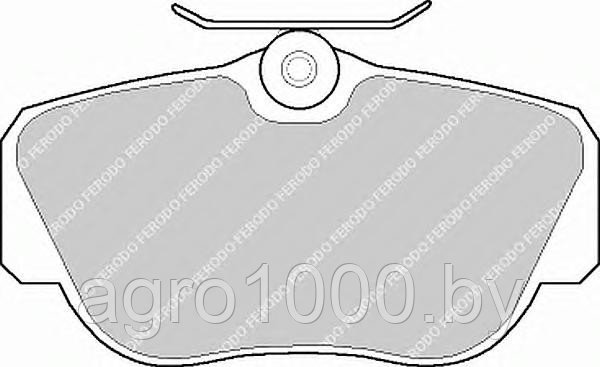 КОЛОДКИ ТОРМОЗНЫЕ ДИСКОВЫЕ FDB669 DN