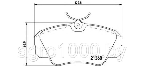 КОЛОДКИ ТОРМОЗНЫЕ ДИСКОВЫЕ FDB686 DN - фото 1 - id-p6929174