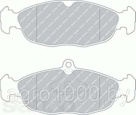 КОЛОДКИ ТОРМОЗНЫЕ ДИСКОВЫЕ FDB732 DN