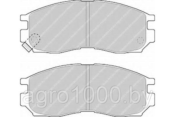 КОЛОДКИ ТОРМОЗНЫЕ ДИСКОВЫЕ FDB764 DN