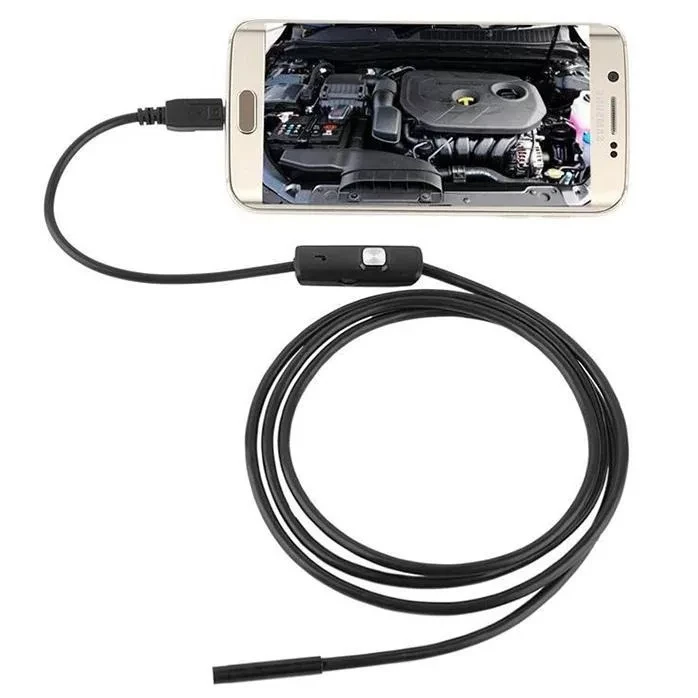 USB эндоскоп камера HD Ф7.0 мм / Android and PC Endoscope  (дл.5 метров)