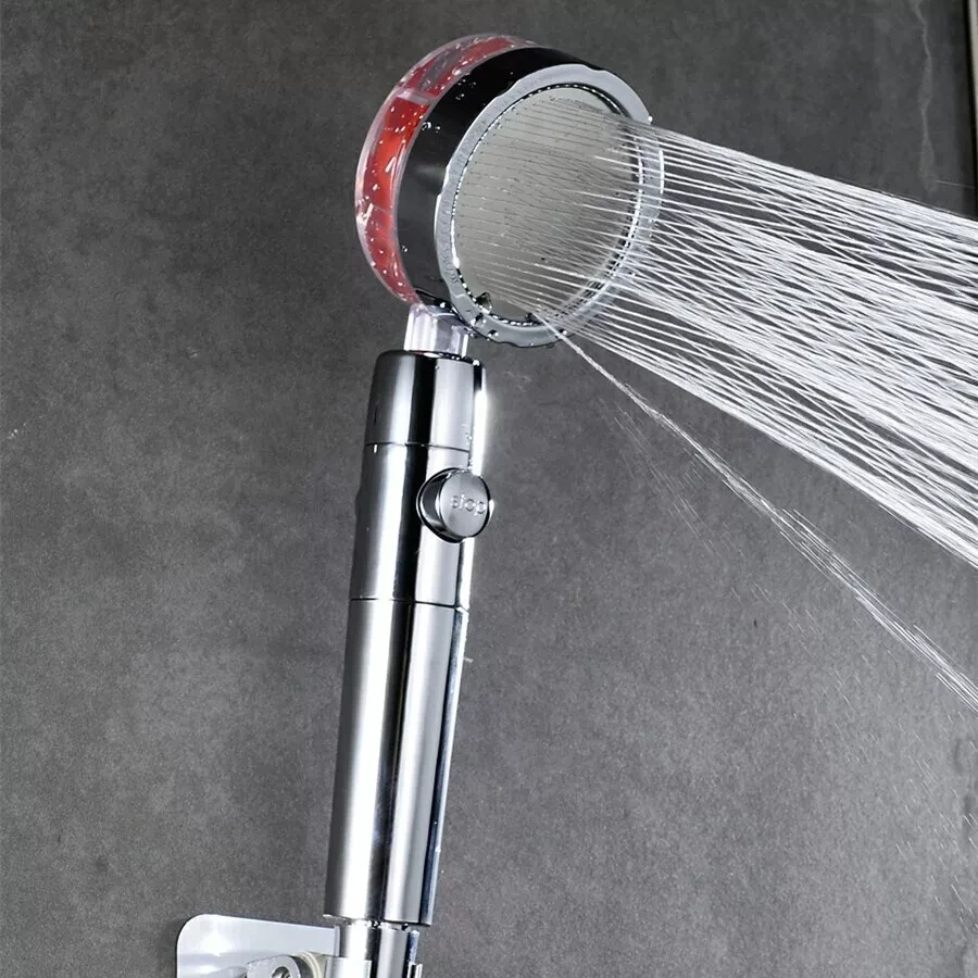 Насадка - лейка для душа с вентилятором Turbocharged Water Saving Shower SV 0615 (Красный) - фото 2 - id-p178797086