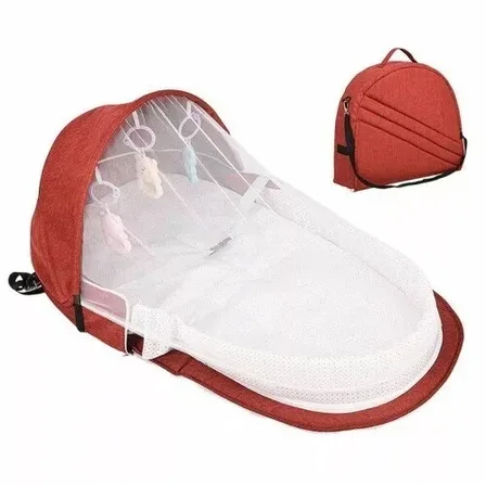 Переносная детская сумка-кровать (Красный), фото 2