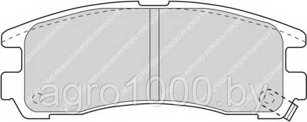 КОЛОДКИ ТОРМОЗНЫЕ ДИСКОВЫЕ FDB803 DN