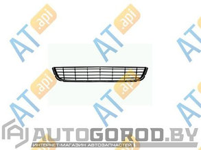 Решетка в бампер VW GOLF VI 2008-2013-, черная, 07095GA