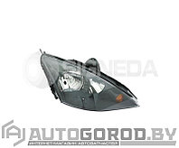 Фара передняя (правая) FORD FOCUS 2001-2004 , черная, H1/H7, ZFD1152BR