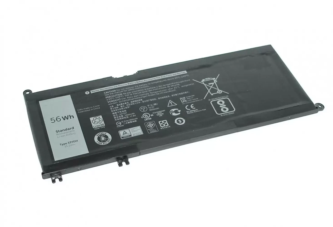 Аккумулятор (батарея) 33YDH для ноутбука Dell 17-7778, 15.2В, 3500мАч