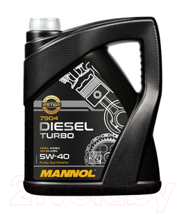 Моторное масло Mannol Diesel Turbo 5W40 CI-4/SN / MN7904-5