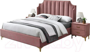 Двуспальная кровать Signal Monako Velvet 160x200
