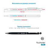 Ручка шариковая Touchwriter белый со стилусом для сенсорных экранов, фото 6