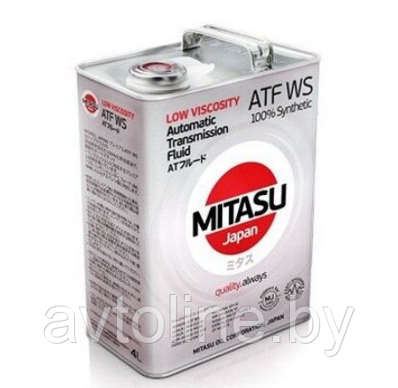 Масло трансмиссионное MITASU ATF WS (for TOYOTA) 4л MJ-331-4 - фото 1 - id-p190107099