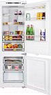Встраиваемый холодильник Maunfeld MBF177NFWH, фото 6