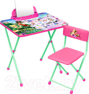 Комплект мебели с детским столом Ника Д2Ф1 Феи. Азбука