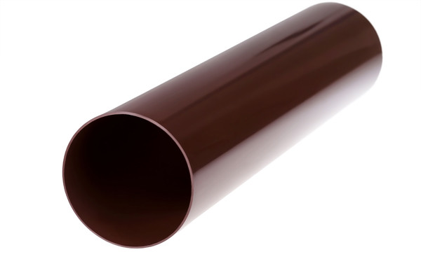 Труба водосточная Альта Профиль Стандарт коричневая 4 метра - фото 1 - id-p24101516