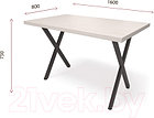 Обеденный стол Millwood Лофт Хьюстон Л 160x80x75, фото 4
