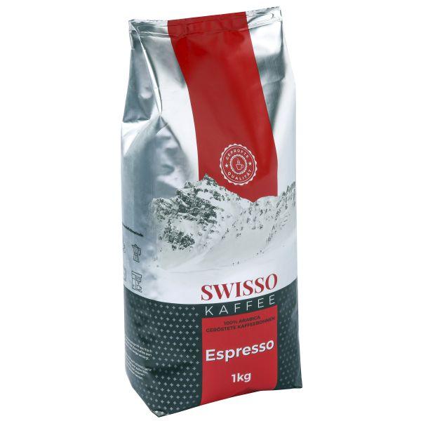 Кофе в зернах SWISSO ESPRESSO 1 кг - фото 1 - id-p190641123