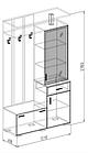 Прихожая Статус 201 см [венге/ясень шимо тёмный], фото 2