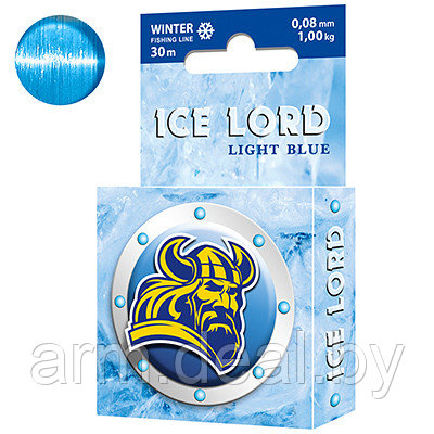 Леска зимняя Ice Lord Light Blue  (30m) 0.10