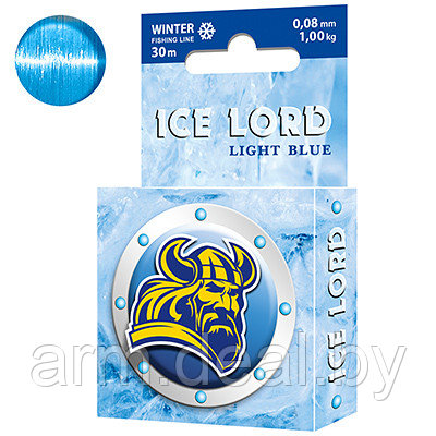 Леска зимняя Ice Lord Light Blue (30m) 0.10 - фото 1 - id-p190641447