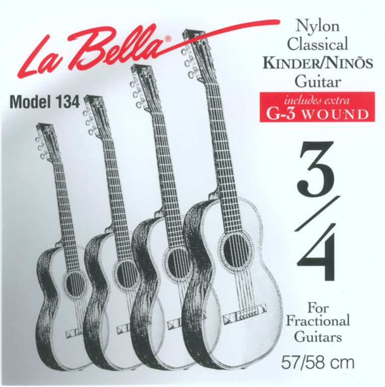La Bella FG134 Комплект струн для уменьшенной 3/4 классической гитары - фото 1 - id-p190641625