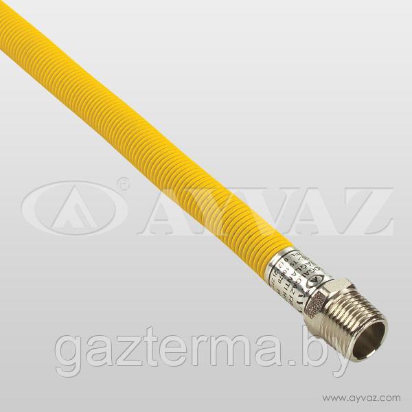 Газовый шланг 1/2"х1/2" вн-нар 1,2м Ayvaz - фото 1 - id-p190641670