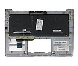 Верхняя часть корпуса (Palmrest) Asus ZenBook UX303, с клавиатурой, с подсветкой, серебристая, фото 2
