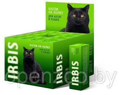 Инсектоакарицидные капли (1 мл) для котят и кошек ИРБИС