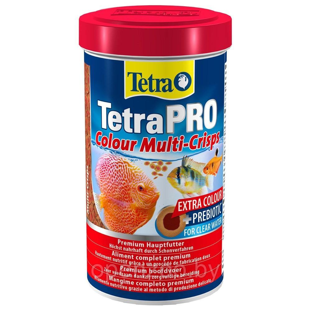 Tetra TetraPro Colour 500 мл. - Высококачественный корм в виде чипсов д/всех видов рыб для усиления и