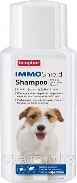 Beaphar IMMO SHIELD SHAMPOO DOG 200 мл. шампунь от паразитов для собак - фото 1 - id-p190643218